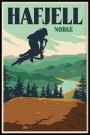 HAFJELL SOMMER RETROPOSTER thumbnail