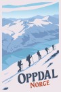 Oppdal , topptur, hvit thumbnail