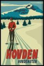 Hovden , Hovdenuten , skigåer foran hovdenuten  thumbnail