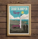 Svartkampen , sommer , turgåere  thumbnail