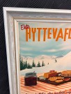 Vintage ramme , 41x49 cm , lerret på blindramme, Ekte hyttevafler  thumbnail