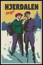 HJERDALEN, To menn på ski thumbnail