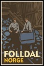 Folldal , gruvene , to menn og gruvevogn thumbnail