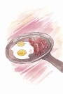 Egg og bacon , maleriprint  thumbnail