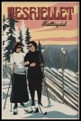 Nesfjellet , skigåere foran skigard thumbnail