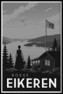 Eikeren , RETRO HYTTEPOSTER , HYTTEPLAKAT  thumbnail