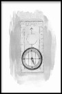 Kompass , maleriprint thumbnail