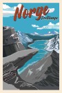 Trolltunga, norge  retro , blåtoner, Hyttekopp thumbnail