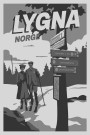 Lygna , par ved løypeskilt  thumbnail