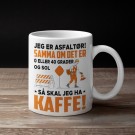 Jeg er asfaltør! samma om det er 0 eller 40 grader og sol, så skal jeg ha kaffe thumbnail