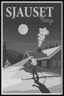 Sjauset , hytta og skitur , retro hytteposter , hytteplakat , skiplakat  thumbnail