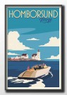 Homborsund, båt og Homborsund fyr thumbnail