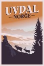 UVDAL RETROPOSTER ORANGE, Hyttekopp thumbnail