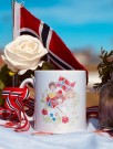 3 Barn med norske flagg, kopp thumbnail