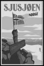 Sjusjøen , snørvillen , retro hytteplakat , skiplakat, hytteposter  thumbnail