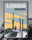 Bjerkreim , Urdalsnipa , grå og gul himmel thumbnail