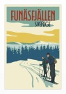 FUNASFJALLEN , PAR PÅ SKIDTUR  thumbnail