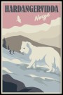 HARDANGERVIDDA RETROPOSTER thumbnail