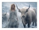 Isdronning med hvit okse   thumbnail