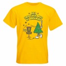 GET THE FUCK OUT OF BOUNDS , YELLOW HEADING, DISC TEE thumbnail