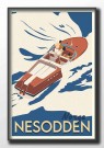 Nesodden , trebåt med familie thumbnail