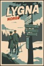 Lygna , par ved løypeskilt  thumbnail