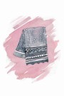 Strikket skjerf , maleriprint thumbnail