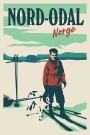 Nord-odal , mann på ski og hund thumbnail