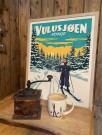 VULUSJØEN, MANN PÅ SKI I LØYPA  thumbnail