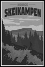 Skeikampen , fottur i fjellsiden , sommer  thumbnail