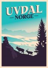 UVDAL RETROPOSTER TURKIS/BLÅ, Hyttekopp thumbnail