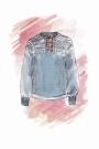 Strikketgenser, maleriprint  thumbnail