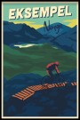 Sti- fjellsykling, PERSONLIG HYTTEPOSTER , VELG DIN EGEN OVERSKRIFT thumbnail