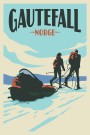 GAUTEFALL par på ski med pulk  thumbnail