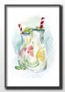 Lemonade , malerprint , kyst , sommerplakat  thumbnail