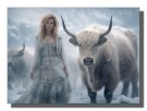 Isdronning med hvit okse   thumbnail