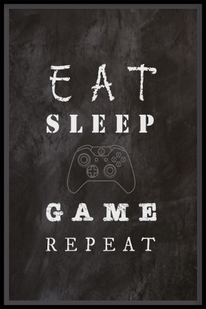 Eat , sleep , game , repeat