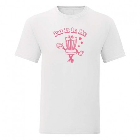 PUT IT IN ME , PINK LOGO, DISC TEE