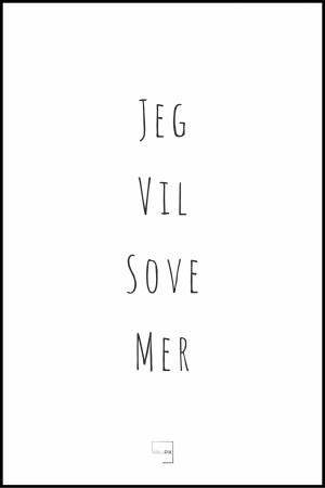 Jeg vil sove mer #1