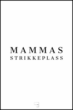 Mammas strikkeplass