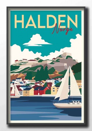 Halden , havn og festning