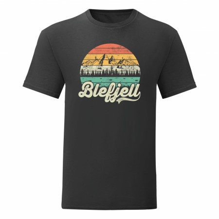 Blefjell retro t-shirt , flere farger tilgjengelig 