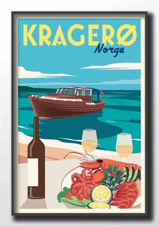 Kragerø , sommeridyll med sjømat og snekke 